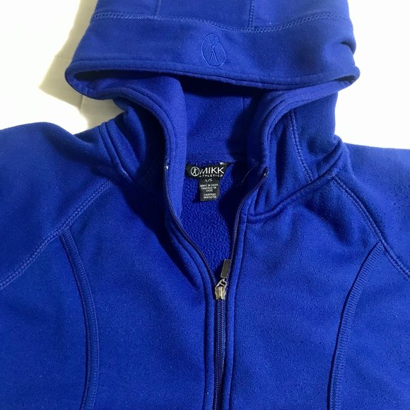 Mikk Athletica Royal Blue Fleece Jacket - Picture 6 of 6